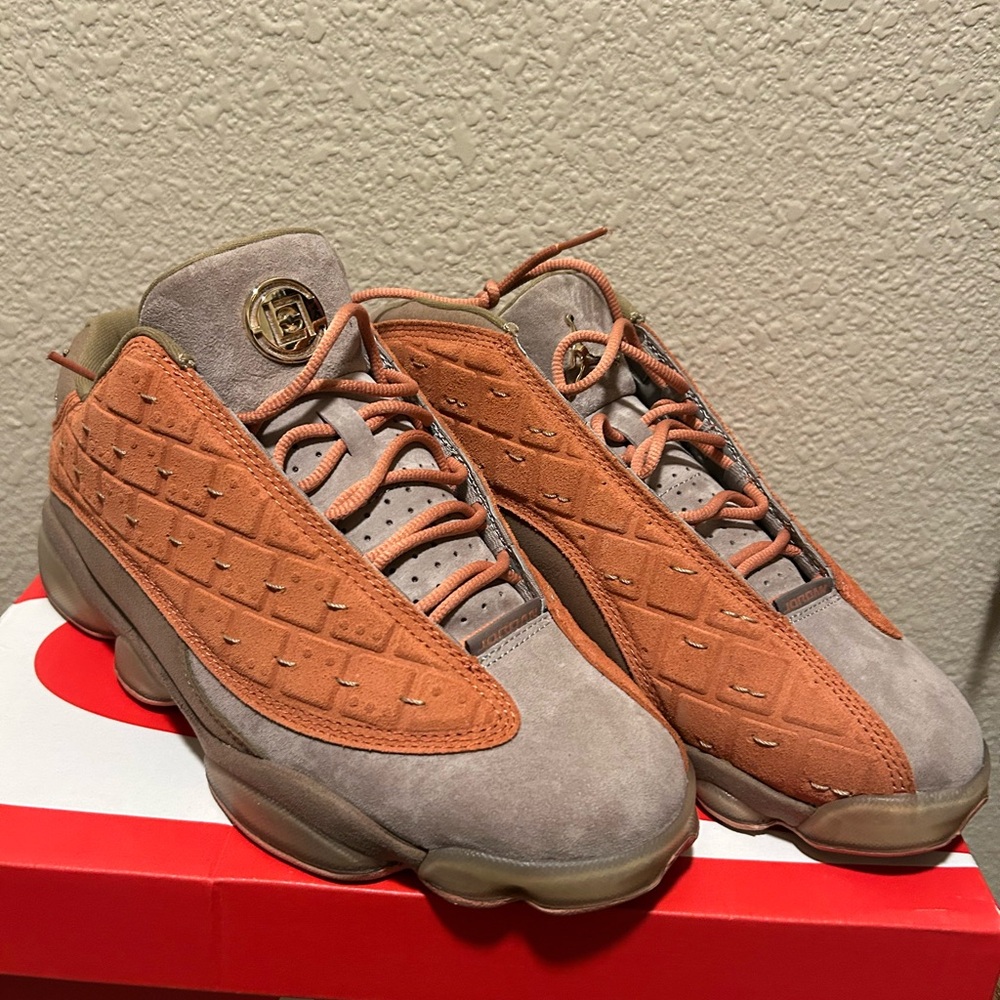 Jordan Men's Sneakers in Orange and Gray